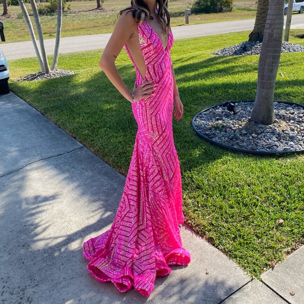 Elegant Pink Prom Dress
